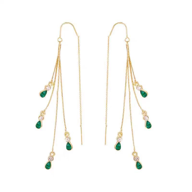 Calista Moreau Tassel Øreringe | Guld