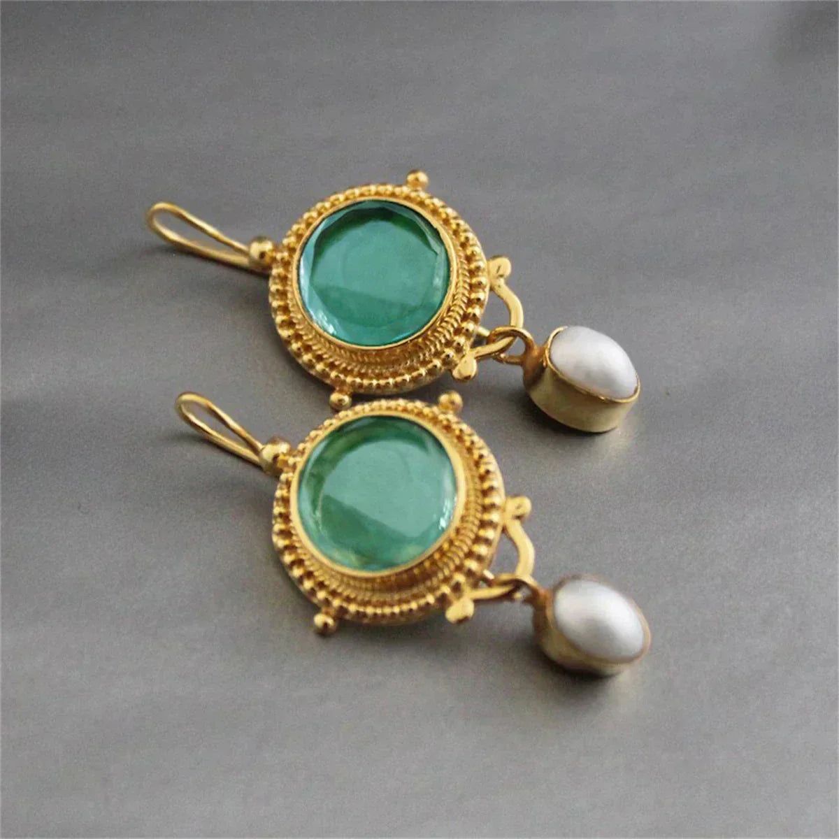 Treasured Turkis Gem Øreringe