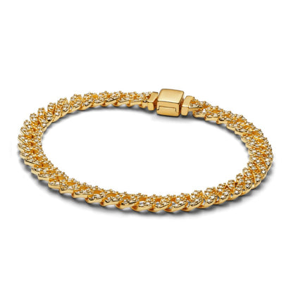Cubansk Armbånd | Guld