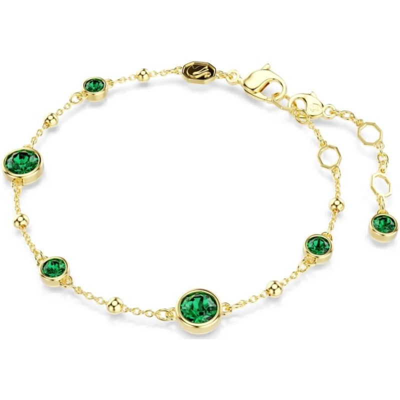 Dainty Smaragd Armbånd | Guld