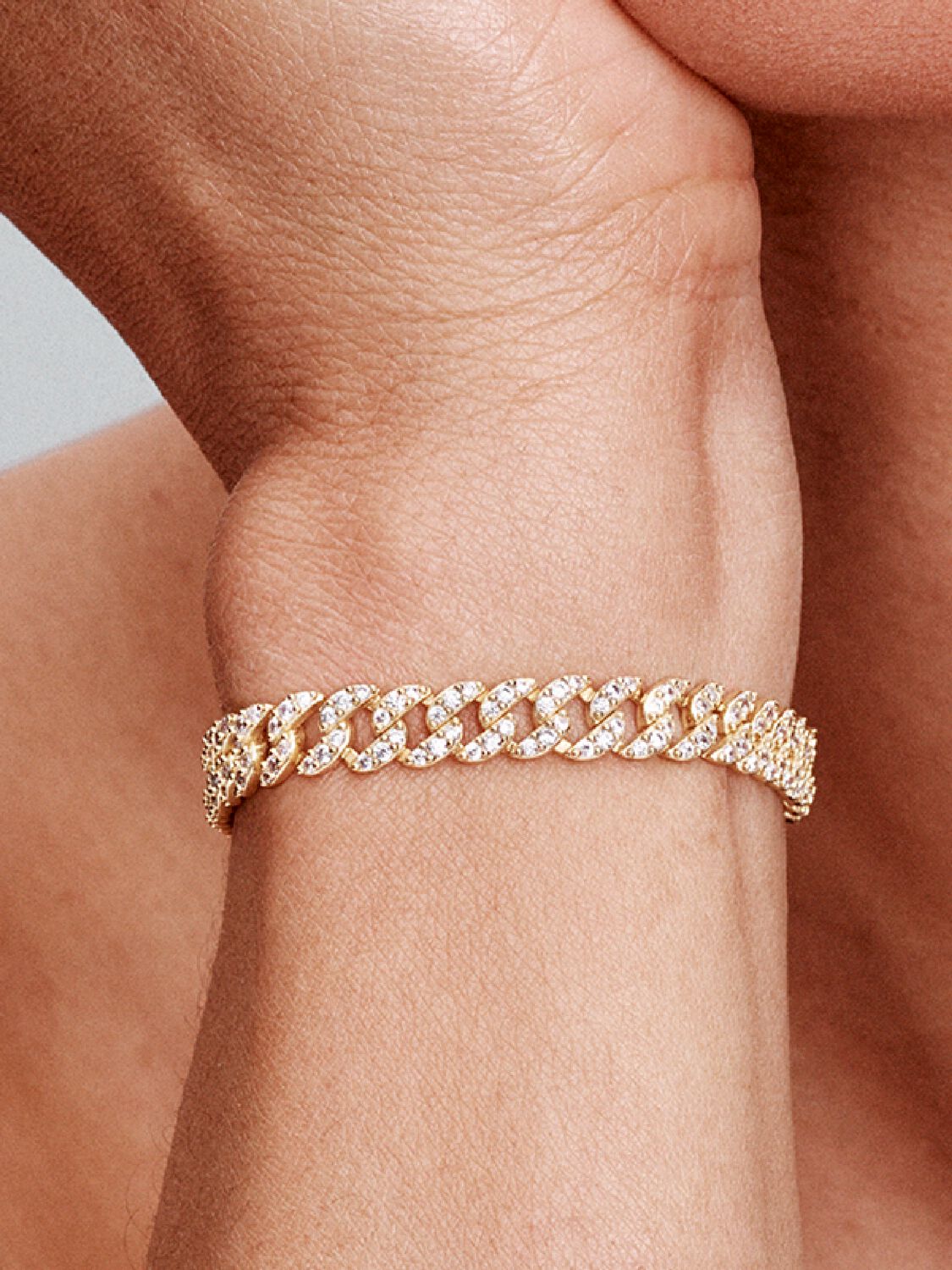 Cubansk Armbånd | Guld