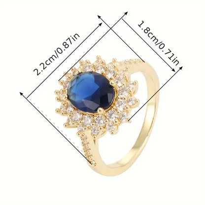 Vionne Saphirae Ring | Hvidguld