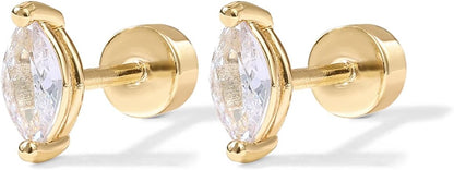 Pear Slibning Ørestikker | Guld