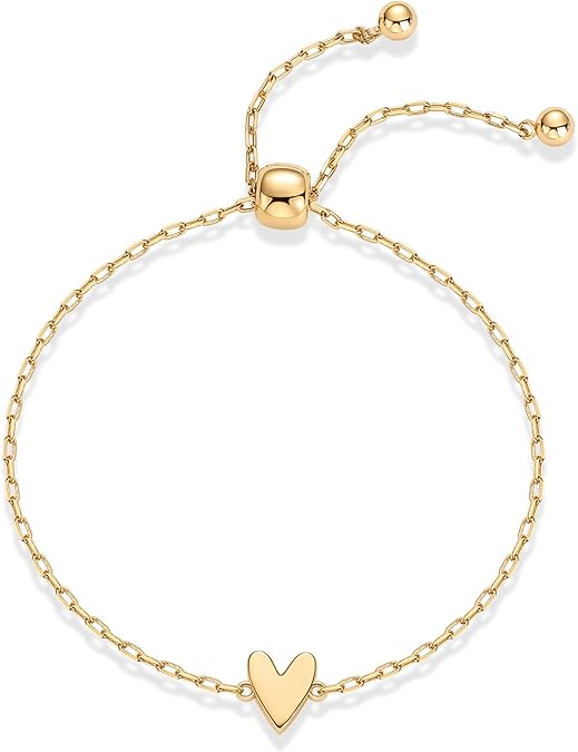 Radiant Hjerte Armbånd | Guld