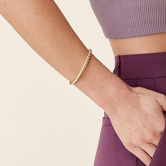 Snoet Armbånd | Guld