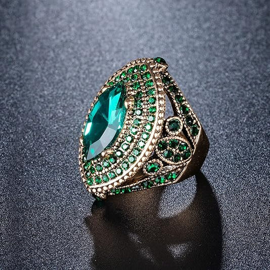 Smaragd Regent Ring | Guld