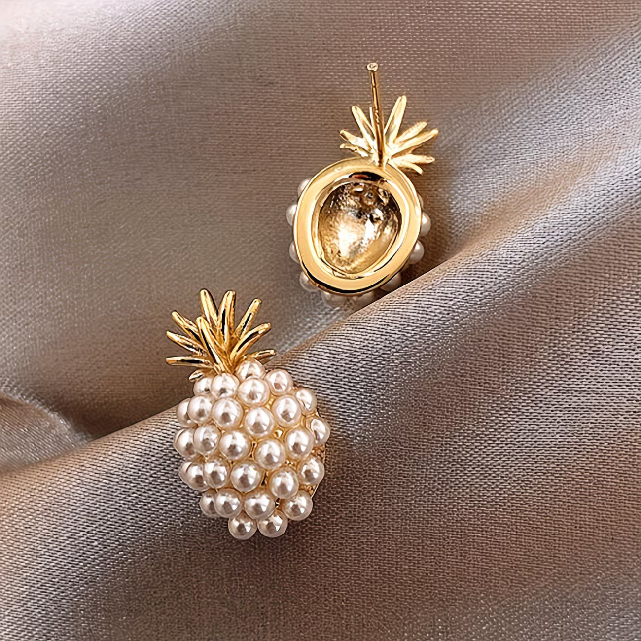 Perle Pineapple Øreringe