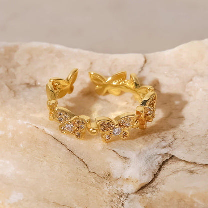 Colleen Sommerfugl Guld Ring