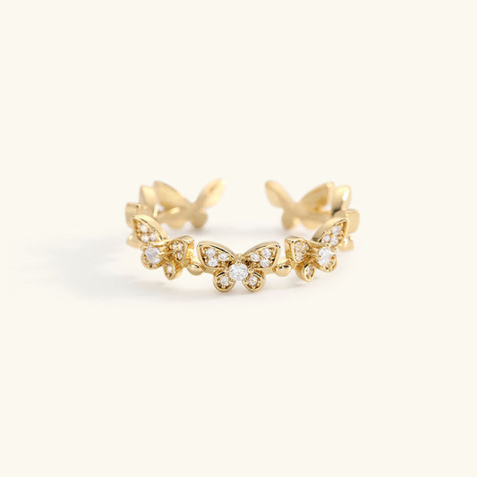 Colleen Sommerfugl Guld Ring