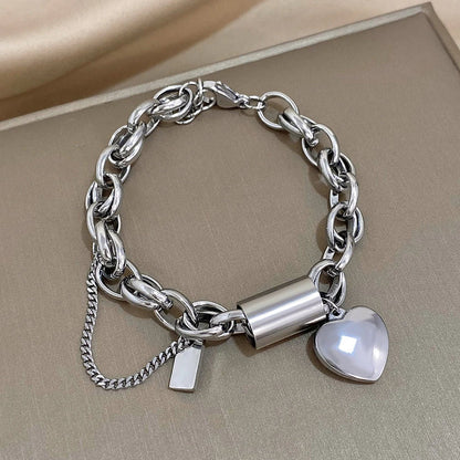 Heartened Grov Armbånd | Guld