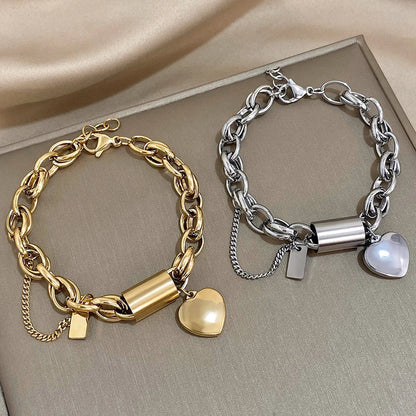 Heartened Grov Armbånd | Guld