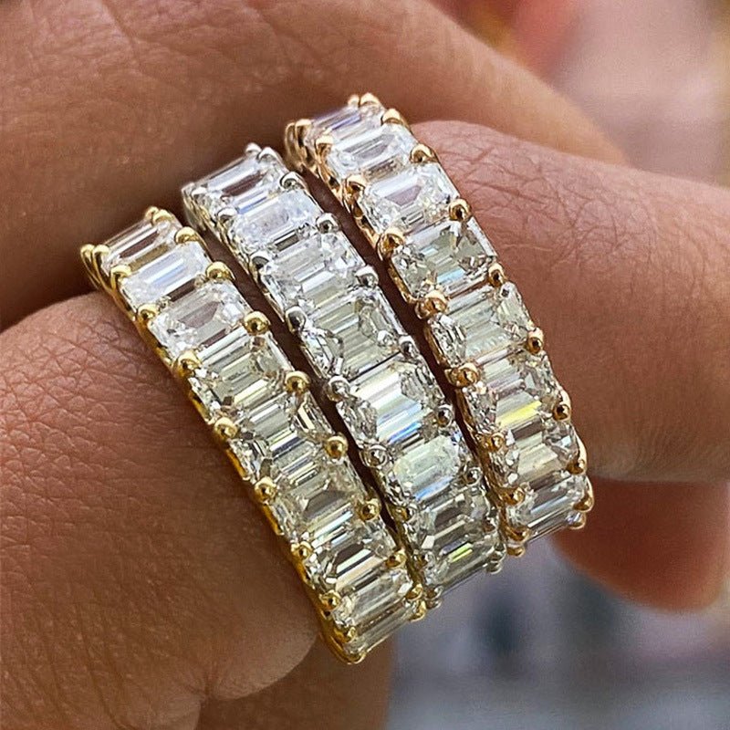 Kubisk Ring Guld