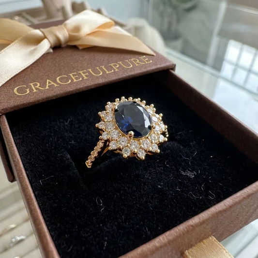 Vionne Saphirae Ring | Guld