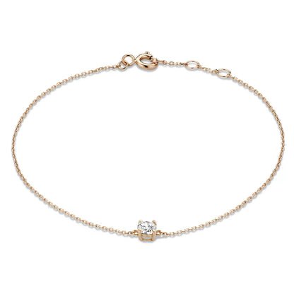 Cléa Moissanite Sten Armbånd | Guld