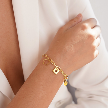 Lykke Daisy Charm-armbånd