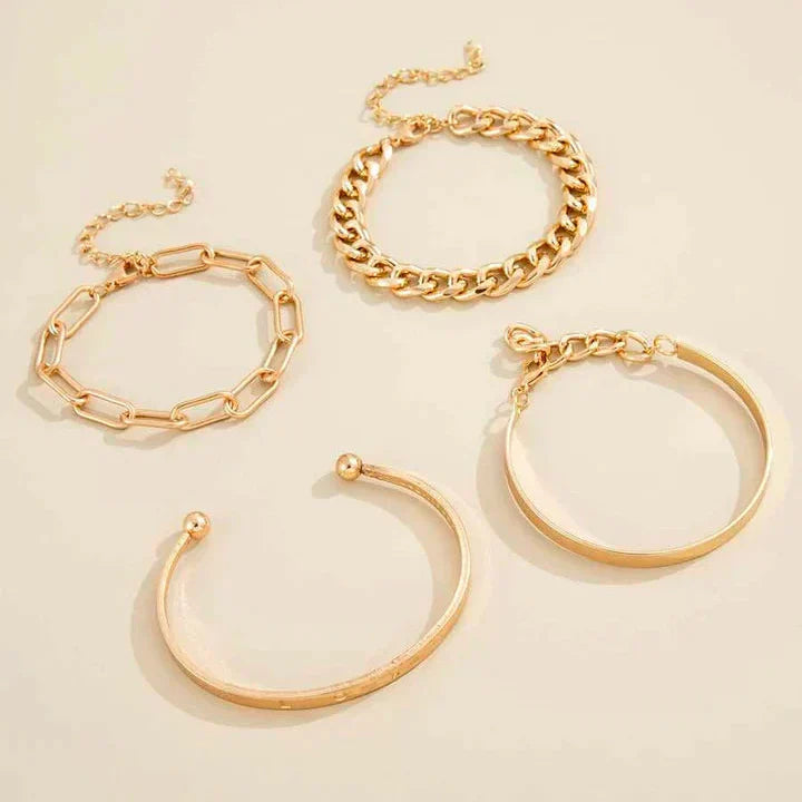 Elan Mercer Armbånd Sæt | Guld