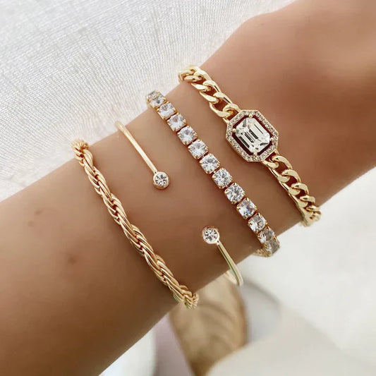 Domitia Calvina Armbånd Sæt | Guld